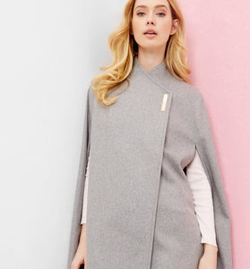 Aillaa Wool Wrap Over Cape