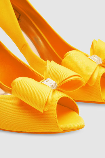 Alifair Bow Detail Peep-Toe Courts