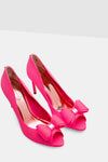 Alifair Bow Detail Peep-Toe Courts