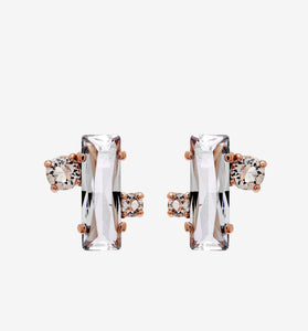 Bria Crystal Baguette Earrings