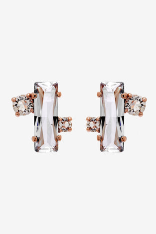 Bria Crystal Baguette Earrings
