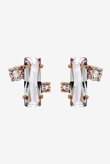 Bria Crystal Baguette Earrings