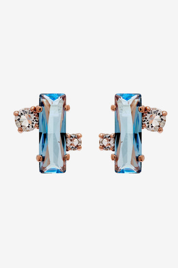 Bria Crystal Baguette Earrings