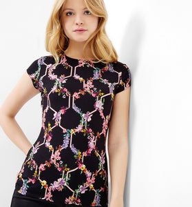 Dellila Lost Garden Fitted T-Shirt