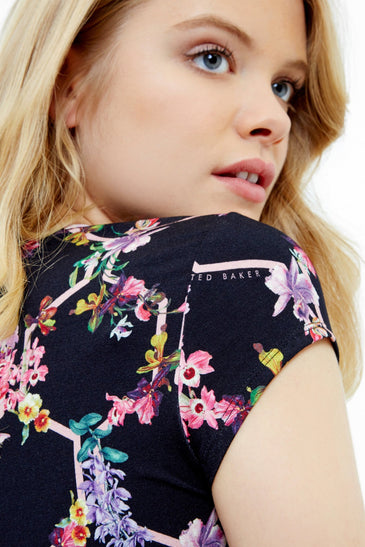 Dellila Lost Garden Fitted T-Shirt