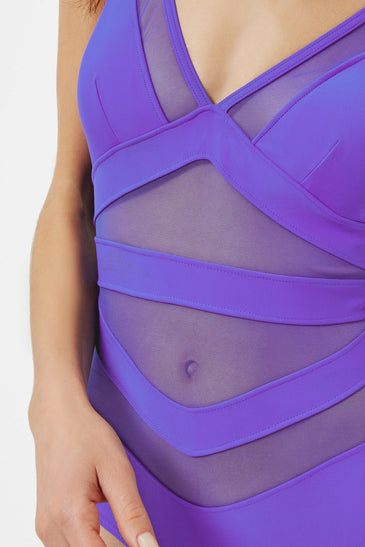 Illiana Mesh Detail Swimsuit