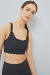 Liveli Scallop Hem Sports Bra